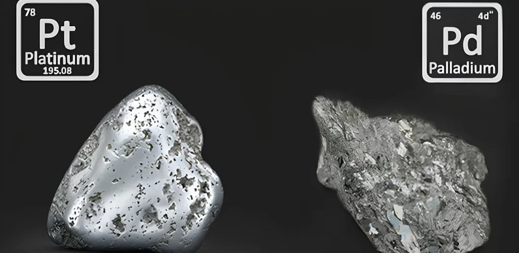 Platinum and palladium
